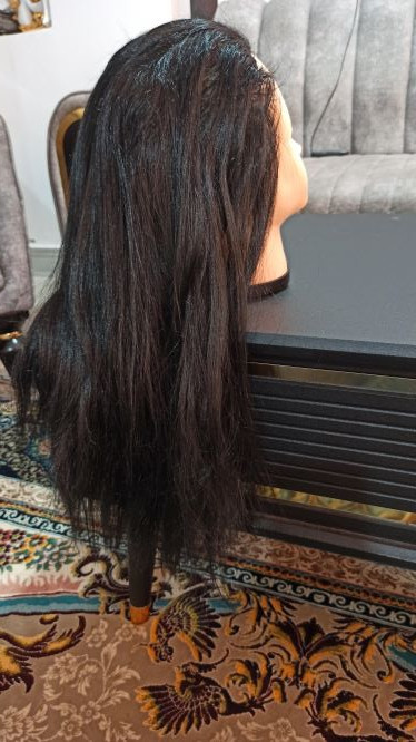 مانکن کوتاهی مو رنگ مشکی با 50درصد تراکم