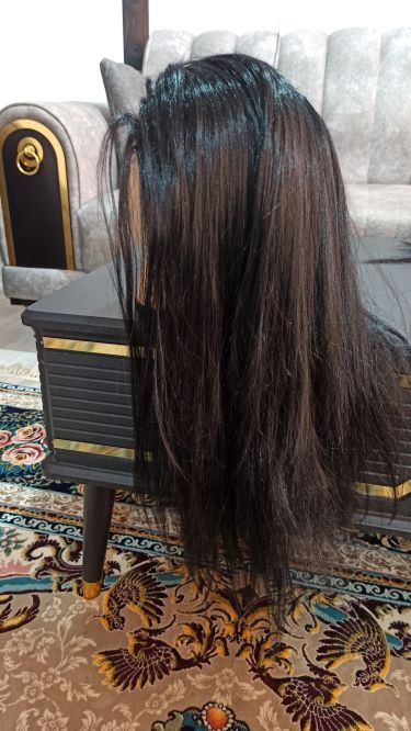 مانکن کوتاهی مو رنگ مشکی با 50درصد تراکم